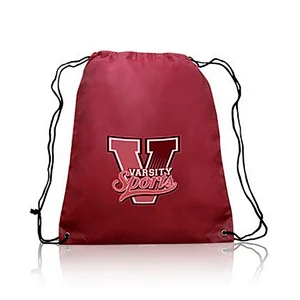 100% recycle water resistant sports sublimation drawstring bag