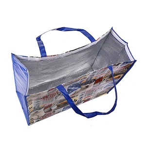 Recycled Insulated Aluminium Foil Non Woven Cooler Bags Custom Logo