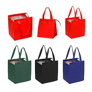 Pp Lamination Advertising Non Woven Cooler Bag Storage Box