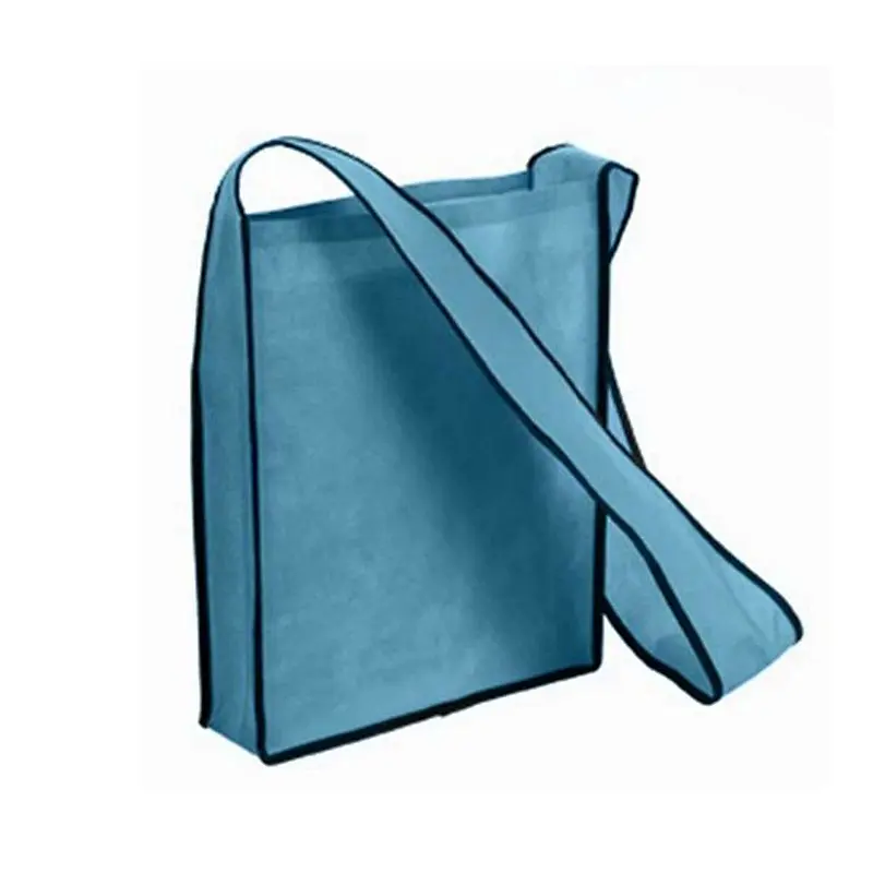 Zippered Nonwoven Thermal Bag Color Folded Custom Promo Laminated Bag