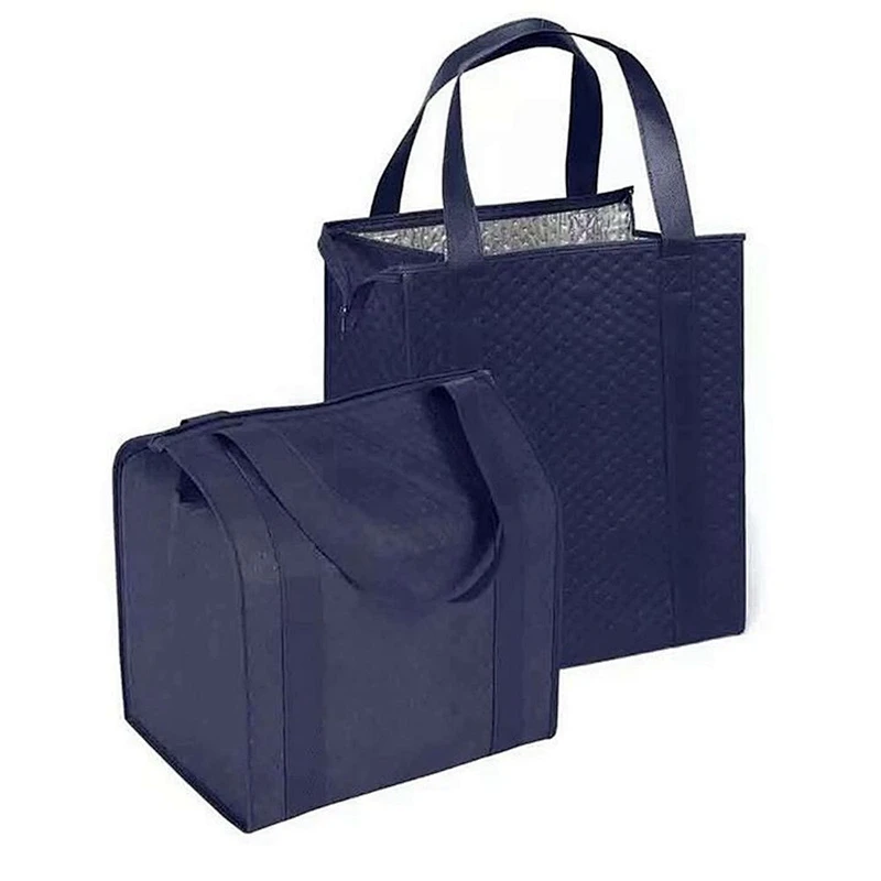Portable Champagne Whole Foods Non Woven Shopping Cooler Bag