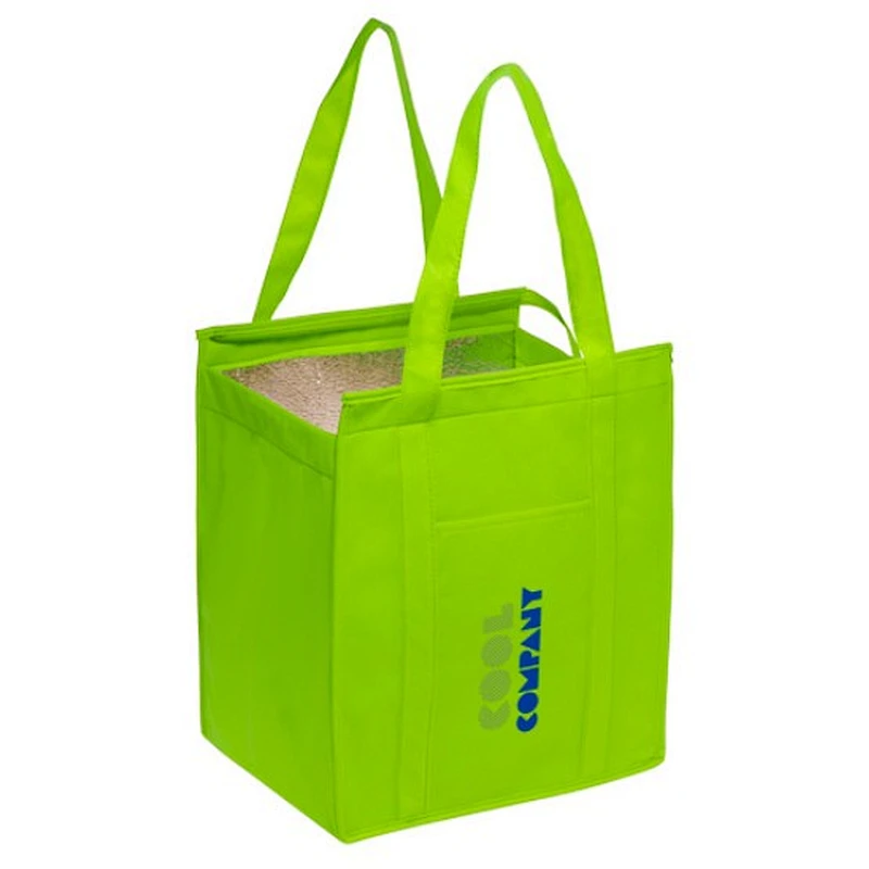 Heavy Duty Insulated Reusable Tote Grocery Shopping Bag Cooler Bag