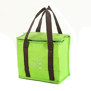 Custom Non Woven Aluminium Foil Insulated Cooler Bag