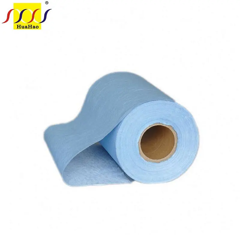 Spunlace Non-woven Fabric Roll Disposable Printed Wipe Fabric Cleaning