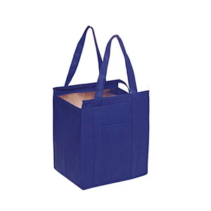 Factory wholesale custom lunch tote cooler bag with zip