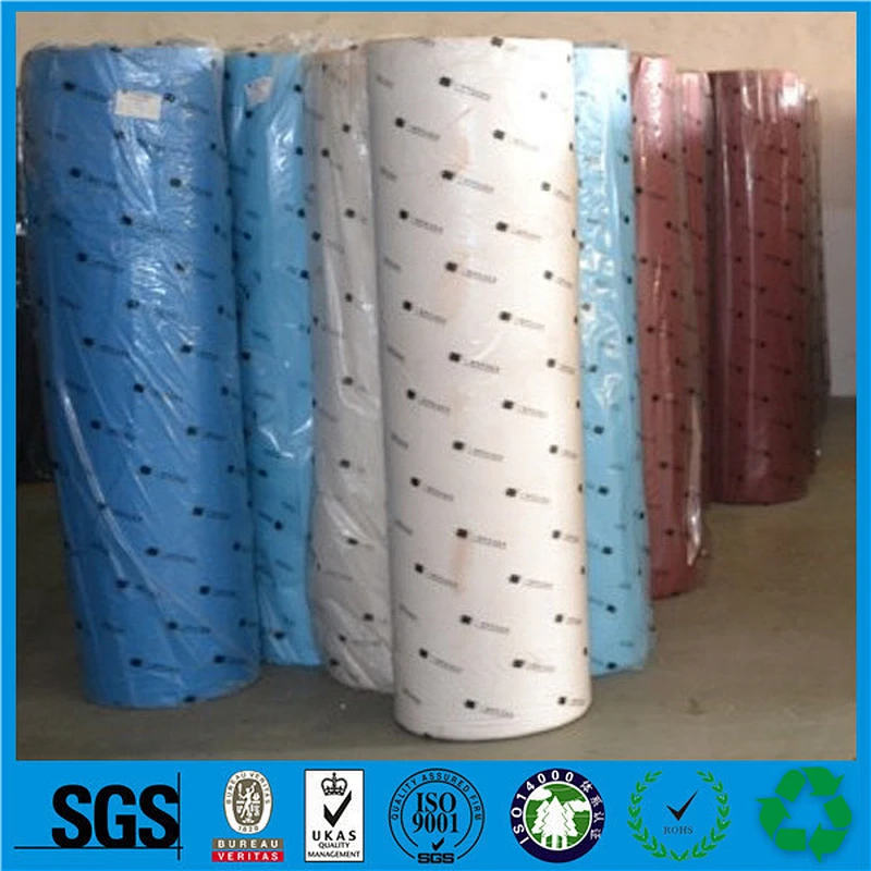 Waterproof antiflaming nonwoven fabric roll 100% virgin pp