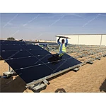 CHIKO Thin Film Module Ground Solar Mounting racking, UAE 2.7MW Project.
