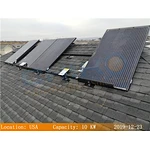 USA 10KW household solar mounting system project-CHIKO Solar Asphalt Roof System