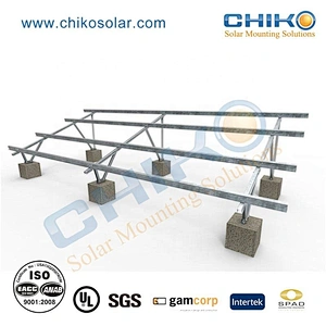 U2V Galvanized steel ground solar mounting system