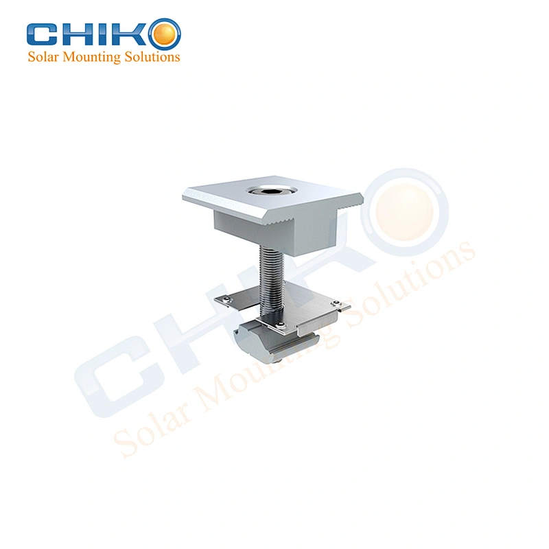 Anodized Aluminum Solar mid &  End Clamps