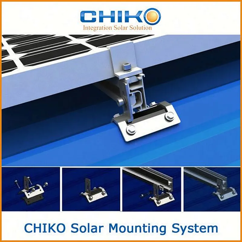 Trapezoidal sheet to fix solar clamps