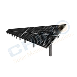 Easy install solar tracker mounting system