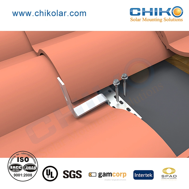 CHIKO S Tile Hook Roof Mount CK-TR Series