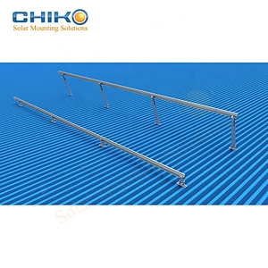 Adjustable solar tilt brackets for metal roof