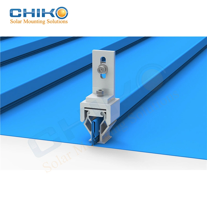 E lock solar mounting solution for metal roof