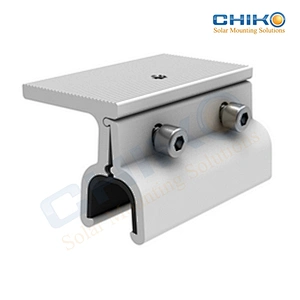 Solar clamp custom for kliplok roof under certification