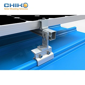 E lock solar mounting solution for metal roof
