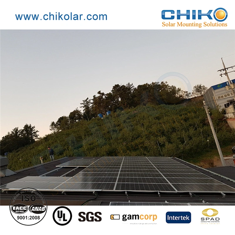 Trimdeck roof solar mounting  L feet mount solution