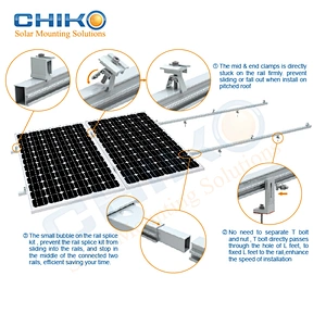 Custom length  all type Solar mounting rail
