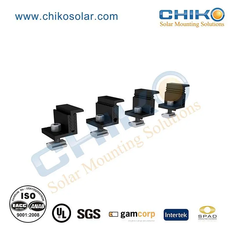 Solar mounting Mid and End  clamps