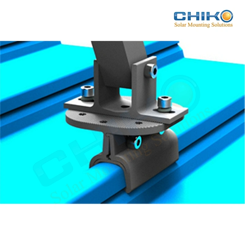 Solar clamp custom for kliplok roof under certification