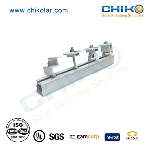 Adjustable Roman tile roof solar mounting system