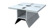 SGS certification structure with clamps for solar panel for trapezoidal sheet iron rooftop