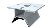 SGS certification structure with clamps for solar panel for trapezoidal sheet iron rooftop