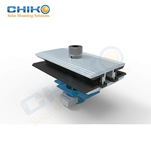 Anodized Aluminum Solar mid &  End Clamps
