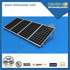 Trapezoidal sheet to fix solar clamps