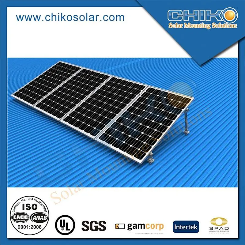 Trapezoidal sheet to fix solar clamps