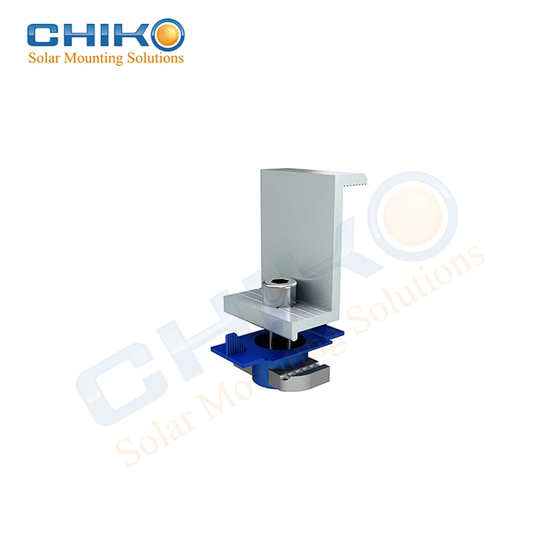 Anodized Aluminum Solar mid &  End Clamps