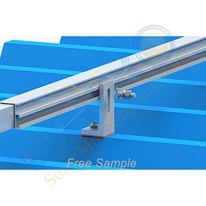 Trimdeck roof solar mounting  L feet mount solution