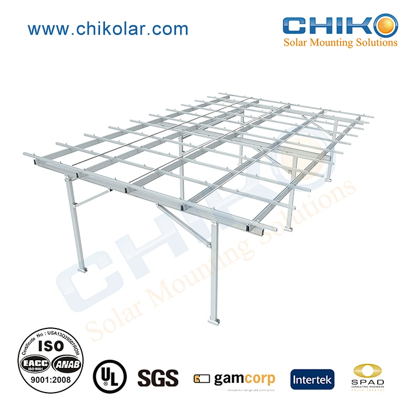Solar aluminum structure carport OEM