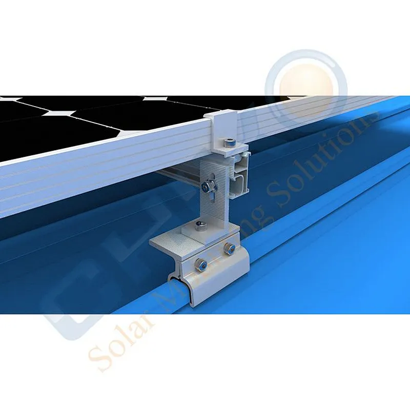 Solar clamp custom for kliplok roof under certification