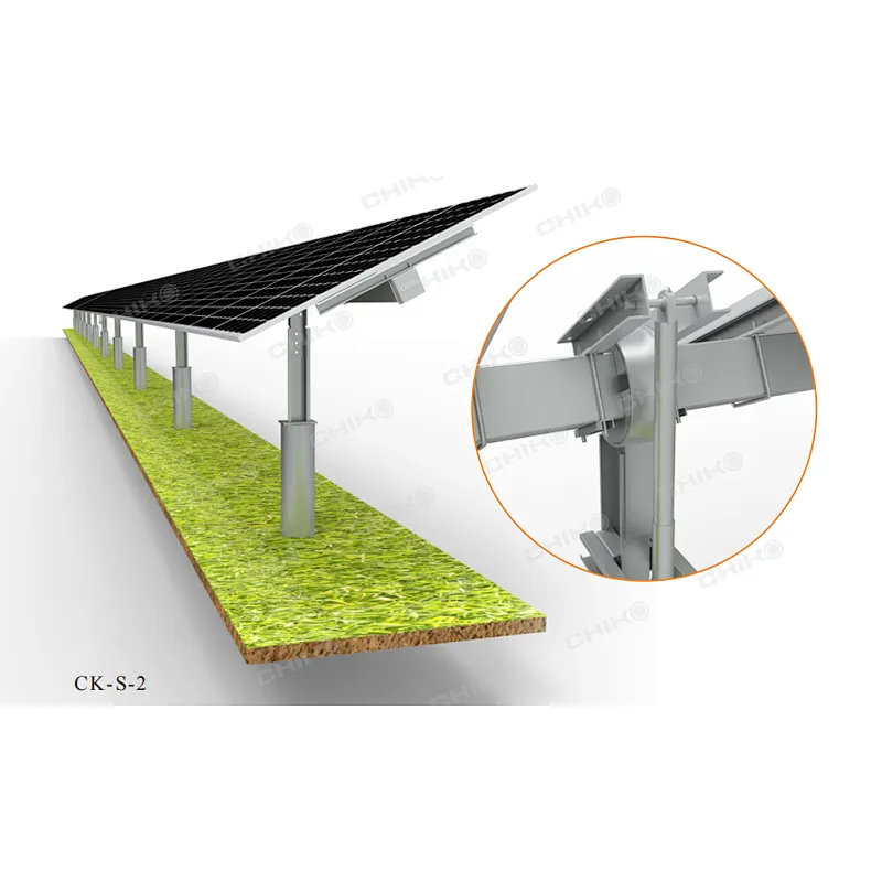 Easy install solar tracker mounting system