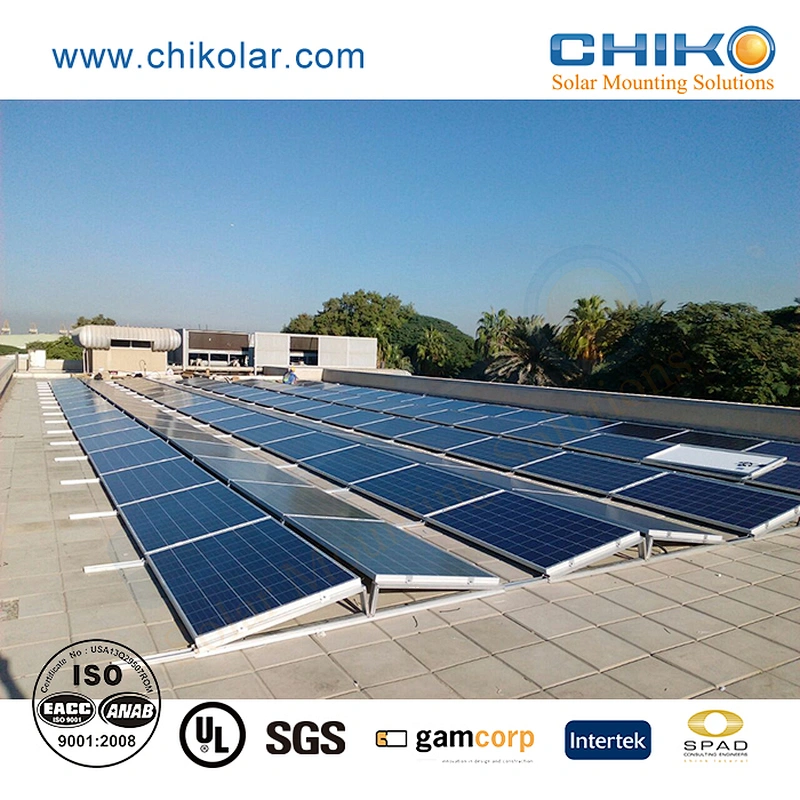 CHIKO Flat Roof Solar Mount Structure