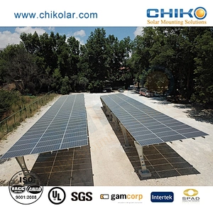 Solar aluminum structure carport OEM