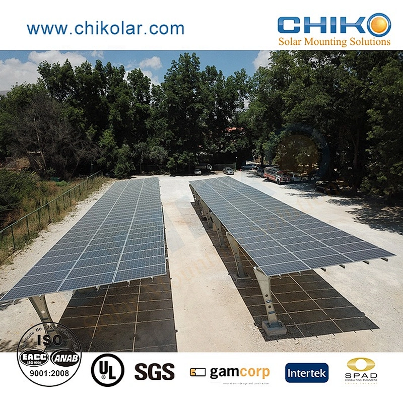 Solar aluminum structure carport OEM