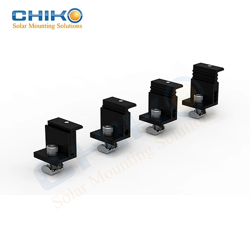 Anodized Aluminum Solar mid &  End Clamps