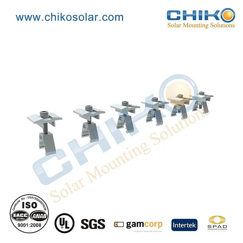 Solar mounting Mid and End  clamps