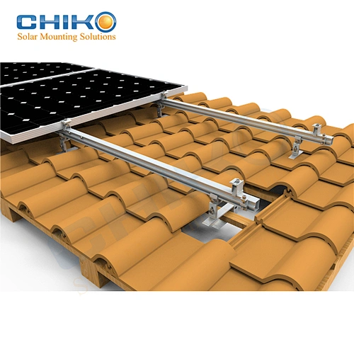 Adjustable Roman tile roof solar mounting system
