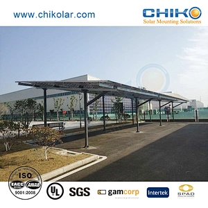 Solar aluminum structure carport OEM