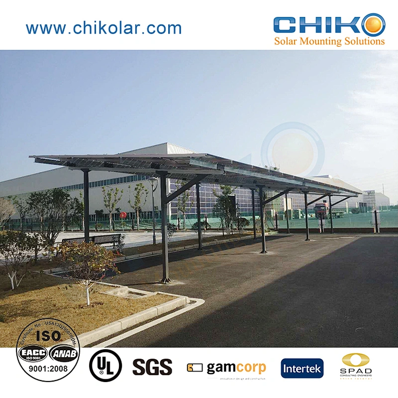 Solar aluminum structure carport OEM