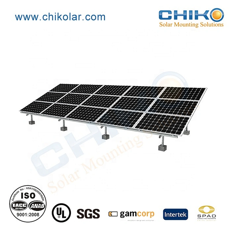 U2V Galvanized steel ground solar mounting system