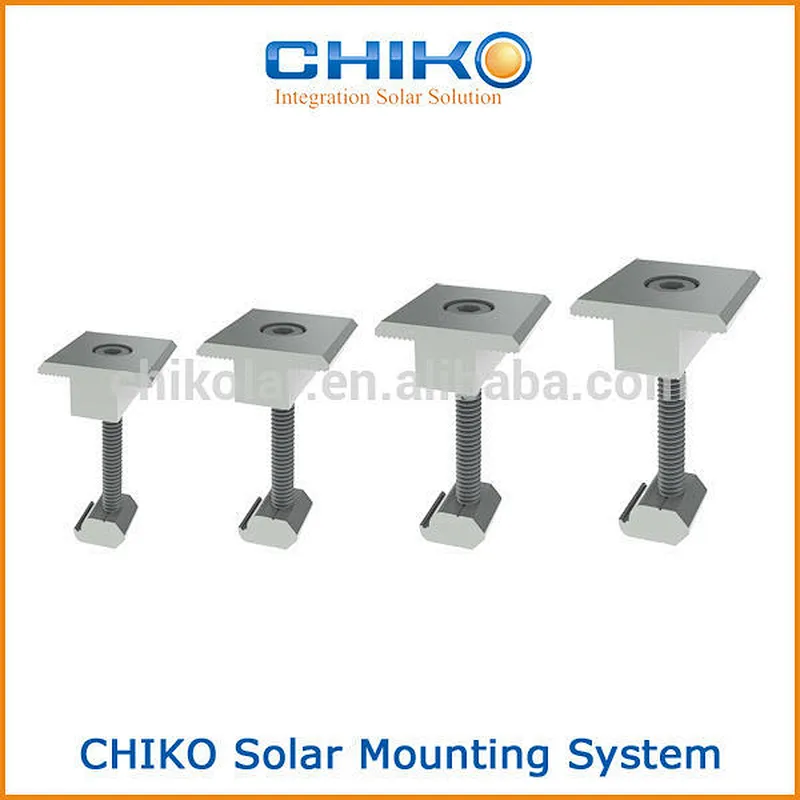 Solar adjustable Mid clamp and End clamp