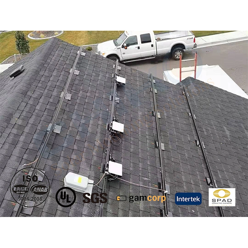 asphalt shingle roof solar mounting brackets