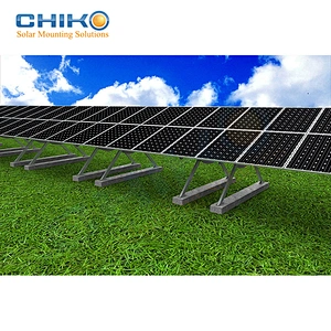 adjustable steel solar panel mounting structure