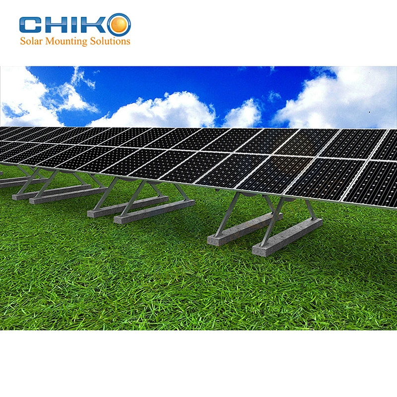 adjustable steel solar panel mounting structure