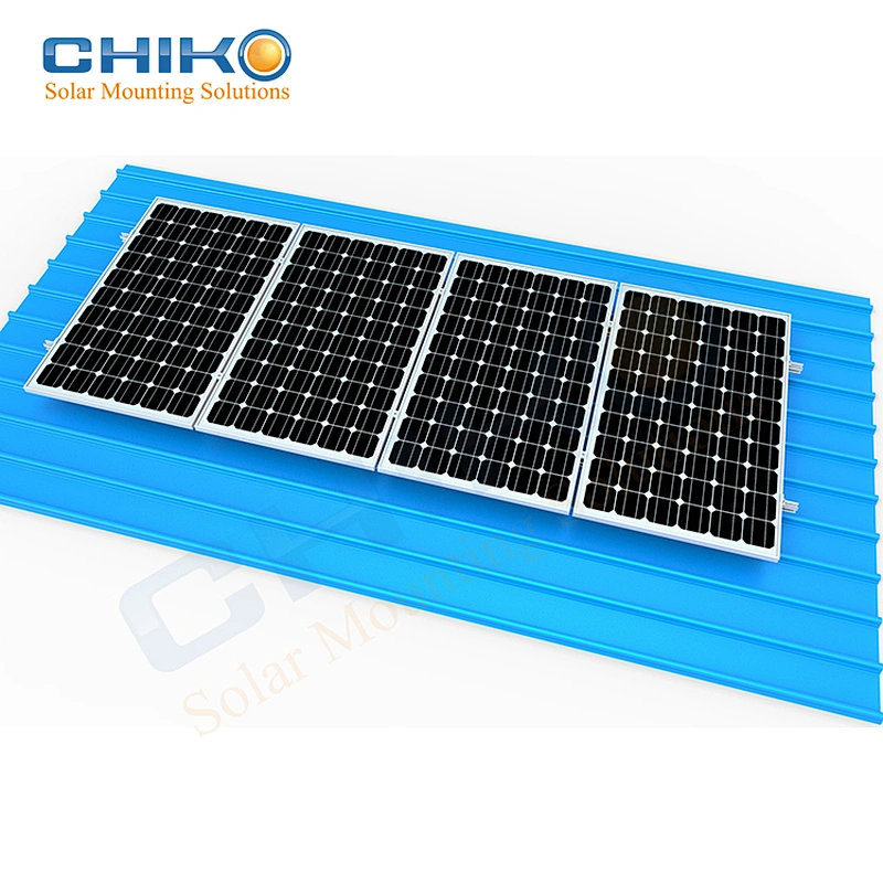 E lock solar mounting solution for metal roof